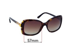 SFx Replacement Sunglass Lenses fits Bvlgari 8144-B - 57mm Wide