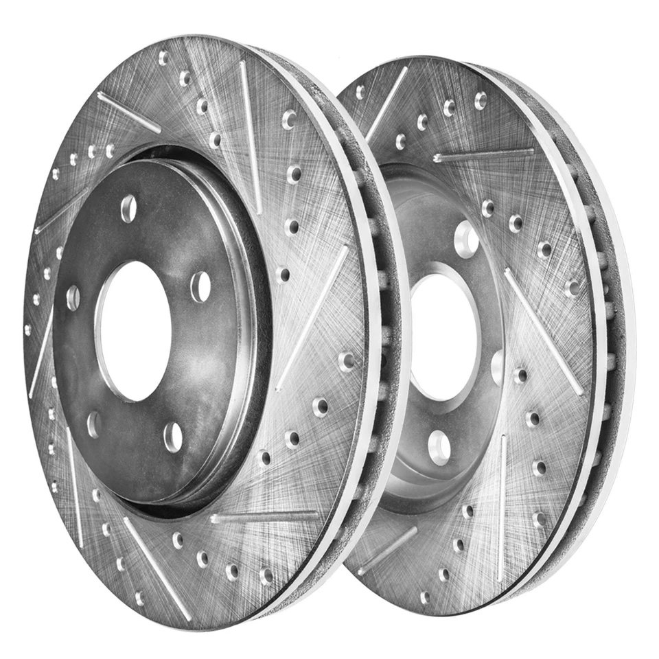 10pc Front Rear Drilled Rotors Brake Pads for Nissan Pathfinder Murano JX35 QX60 - Image 4 of 4
