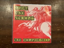 Only The Strong Victory Records Compilation Vtg 90s Black Vinyl 7in Integrity