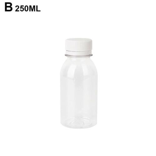 Transparent Plastic Milk Storage Bottles Beverage Drinking Clear Milk Bottles Q - Picture 9 of 10