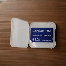  SanDisk  Memory Stick PRO Duo 2GB Card MagicGate BE0729311532B Untested