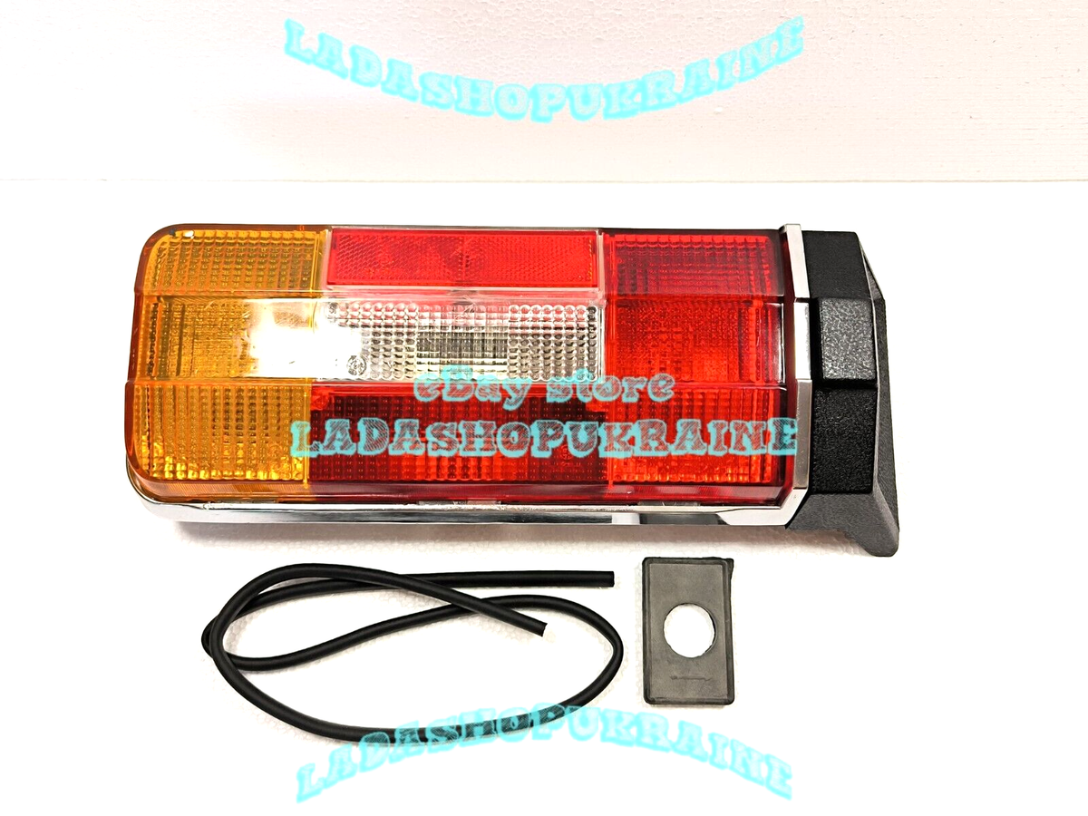 METAL CHROME Rear Tail Light LEFT LADA 2106 NIVA 2121 Luz trasera