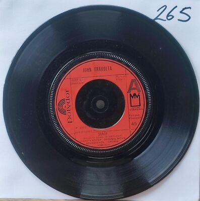 Sandy / Can't Let You Go by John Travolta - Single 7  Vinyl