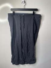 Women  s Black Prana Pants Large Leggings/Joggers