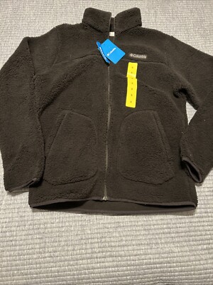 Columbia Mens Rugged Ridge  Ii Sherpa Fleece (Black S)