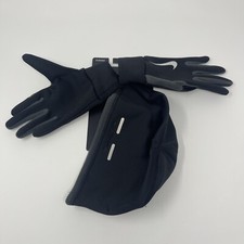 NIKE Therma Women's Hat Glove Set Size XS Black Beanie Running