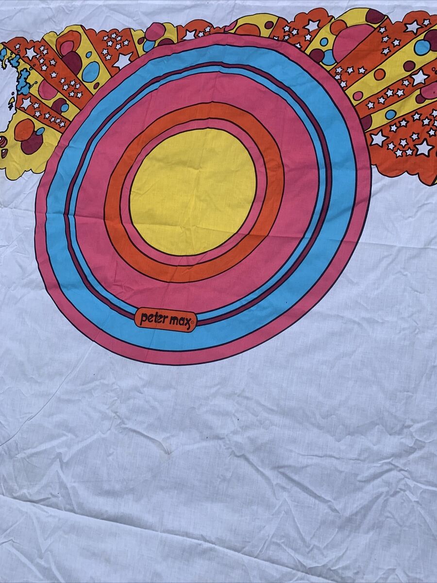 ピーターマックスビンテージシーツ Peter Max 5 Piece Set Vintage Psychedelic Sheet Set | eBay