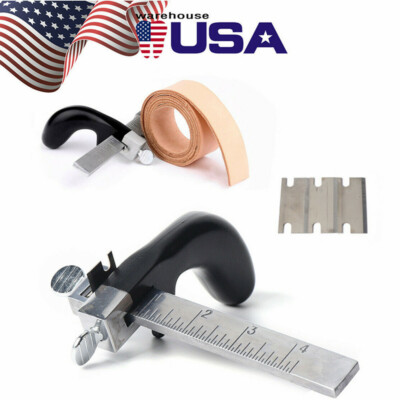 Professional Leather Draw Gauge Tool Strap Cutter Hand Craft Belt Cutting Blade