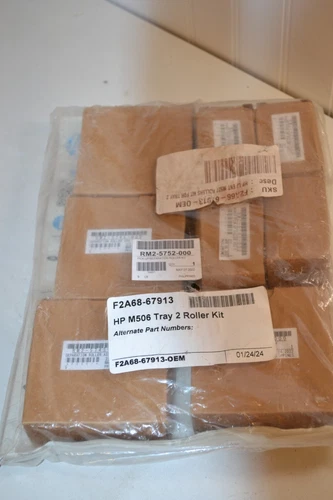ORIGINAL HP F2A68-67913 TRAY 2 FEED ROLLERS FOR M506 SERIES M527 4 SETS