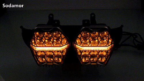 240W Dual Honeycomb Style LED Headlight fit for Harley Road Glide FLTRX 2015-up - Picture 3 of 24
