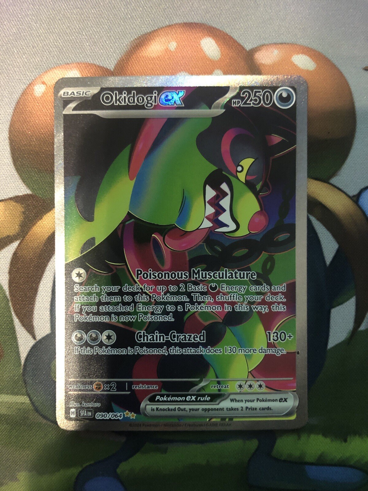 Pokemon TCG Okidogi ex 90/64 Special Illustration Rare - Shrouded Fable