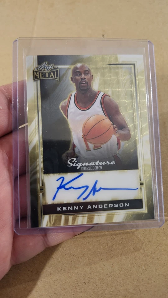 Bola Superfractor Vinilo Dorado 1/1 Kenny Anderson Serie Signature Hoja 2024 Foto 2 de 4