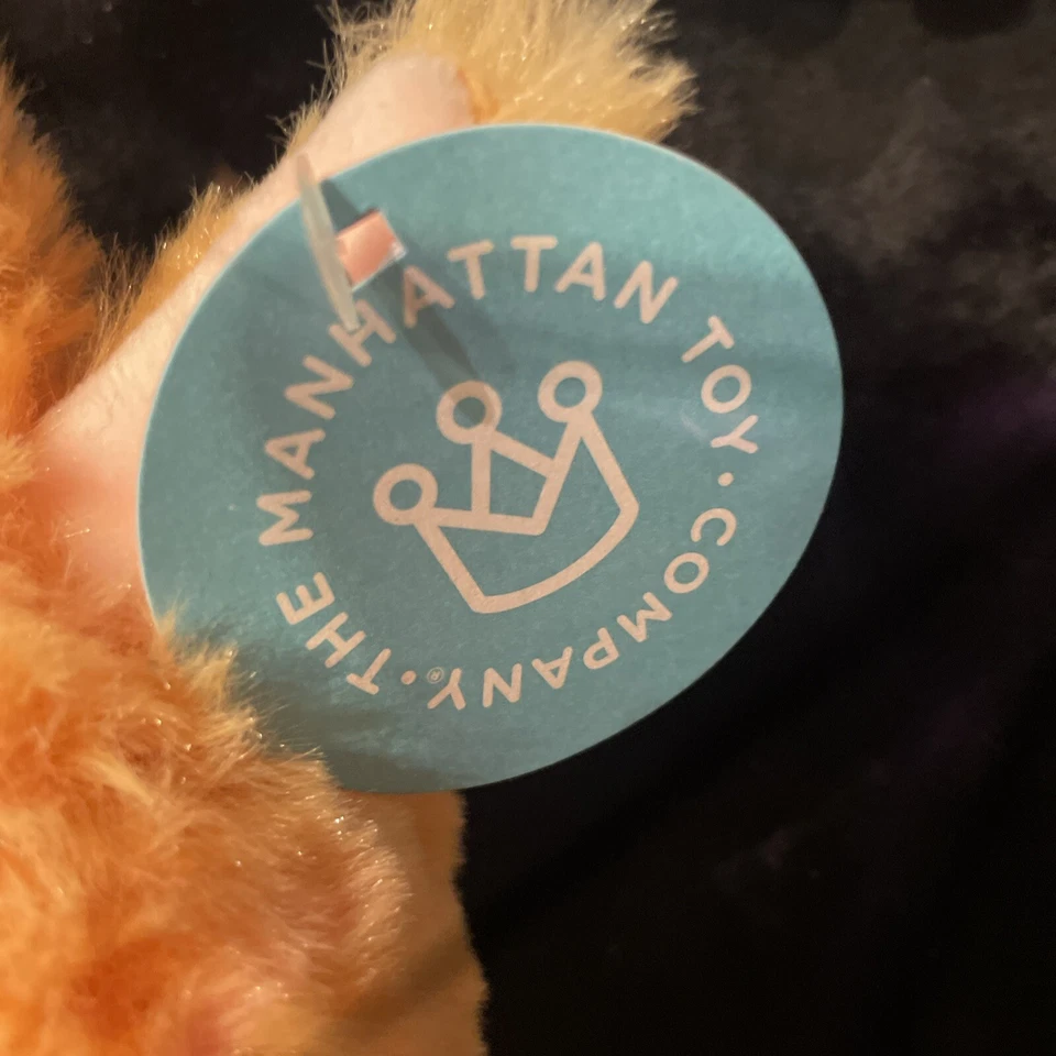 Squeezmeez Sleepy  Bunny Plush 5” Round Manhattan Toy Co With Tags - Image 3 of 3