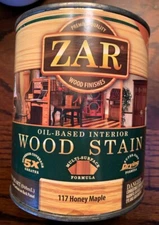 Zar Interior Stain 117 HONEY MAPLE Quart