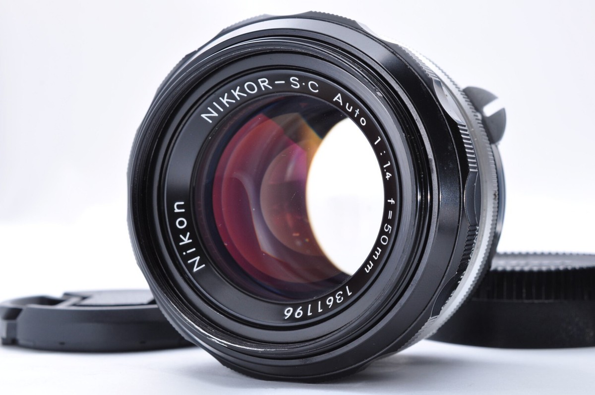 Nikon Nikkor-S.C Sc Auto 50mm F/1.4 Mf Non-Ai Standard Lens Nikon Nikkor-S.C Sc Auto 50mm F/1.4 Mf Non-Ai Standard Lens