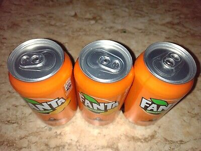 Lot of 3 Fanta Orange from Brazil Scream 5 Movie limited edition