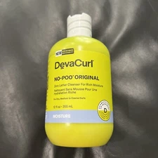 DevaCurl No-Poo Original Lightweight Hair Cleansing Moisture, 12 fl oz