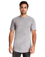 Next Level Apparel Men's 4.3 oz. Cotton Long Body Crew Neck T-Shirt 3602 XS-3XL