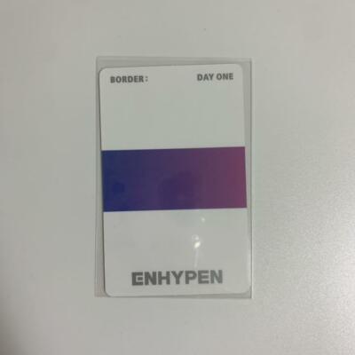 ENHYPEN JAY Photo card Border day one The first album jay Photo