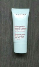 CLARINS Moisture Rich Body Lotion with Shea Butter Dry Skin .9oz 30ml NeW