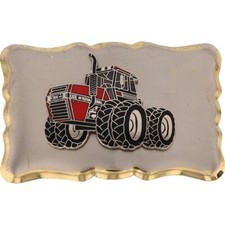 Ih Ji Case Tractor Western Cowboy Ag Farming Farmer 2 NOS Vintage Belt Buckle