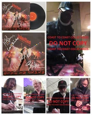 Judas Priest Signed Unleashed in the East Album COA Proof Vinyl Record Autograph