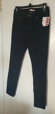 Womens Plus Size 22 TORRID JEANS Mid Rise Skinny Dark Blue Denim
