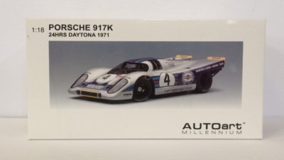 Autoart millennium 1:18 Porsche 917K #4 Daytona 1971 | eBay