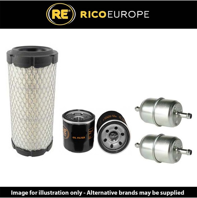 Kubota G18, G18HD, G21, G23 Filter Service Kit, D722 Eng Air, Oil, Fuel