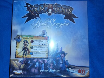 New Sealed CMOM La Brise Sanguine Rum & Bones Expansion Pack Pirate Board Game