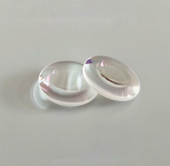 Optical Double Convex Glass Lens - 1/4" Thick Magnifying Glass For Focal Length Projects