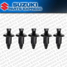 NEW OEM SUZUKI BLACK CLIPS 5 PACK FITS MUTIPLE VEHICLES CHECK FITMENT CHART