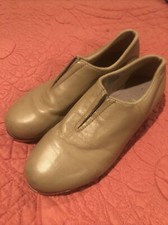 Tan Bloch Flex Slip On Tap Shoes Size 1.5