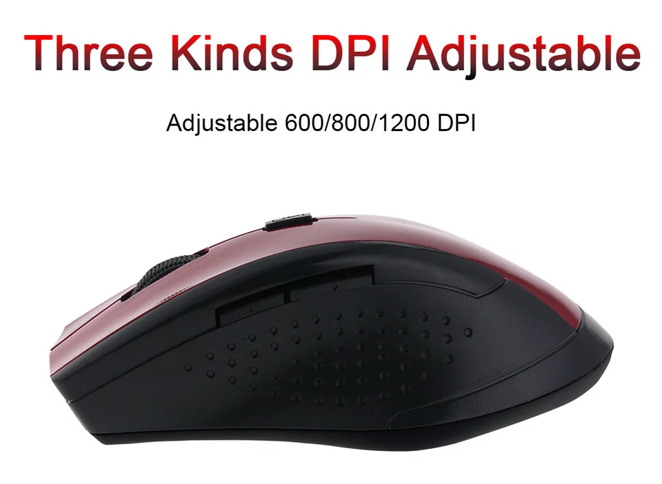 Wireless Gamer Mouse 2.4GHz for Computer PC Gaming Laptop with USB receiver - Image 2 of 4
