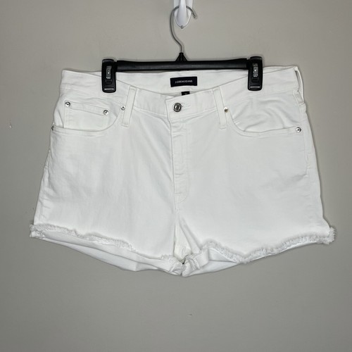 J Crew White Denim Shorts EUC Stretch 