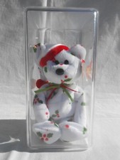 TY Beanie Baby Collection 1998 HOLIDAY TEDDY Christmas Bear MINT in CASE TY2