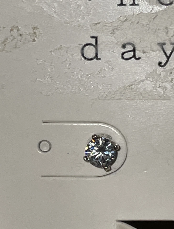 Pendientes Plata de Ley Circonita Cúbica 2 PARES A Nuevo Día Objetivo Nuevo Foto 3 de 4