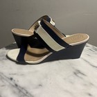 Tory Burch T Logo Wedge Strap Sandals Shoes Size 8.5 M — photo 4