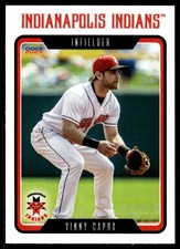 2023 Vinny Capra MiLB Minor League Rookie Indianapolis Indians Pirates