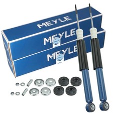 2x MEYLE Stoßdämpfer + Rep-Satz Hinten für OPEL AGILA B SUZUKI SPLASH SWIFT 3 4