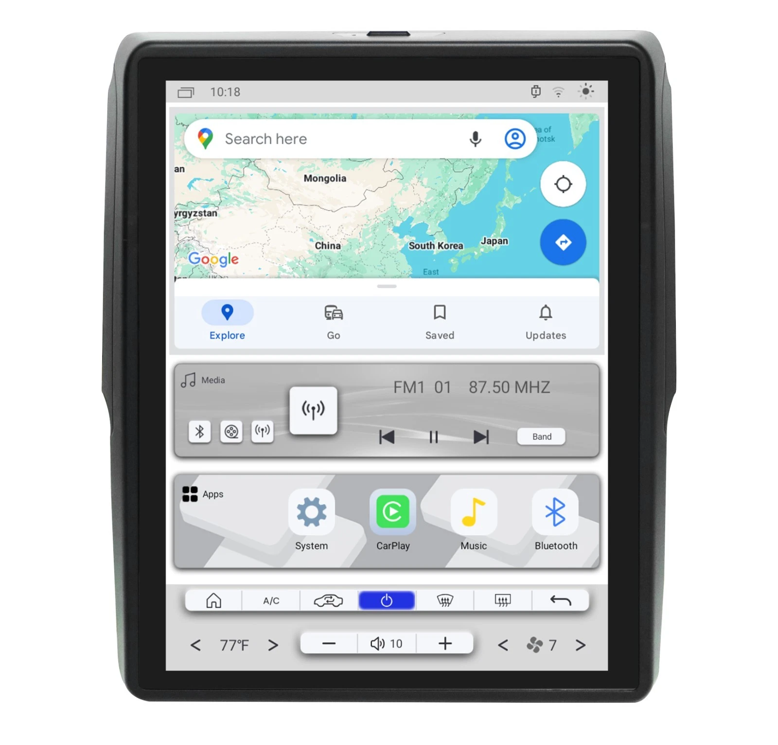 Car Radio Stereo for Dodge Ram 2013-2019 1500 2500 3500 Wireless Carplay/Android - Picture 1 of 5