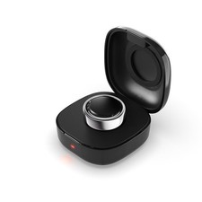 WONJOY Wireless Charging Case Compatible with Oura Ring Gen3 Size 7, Black