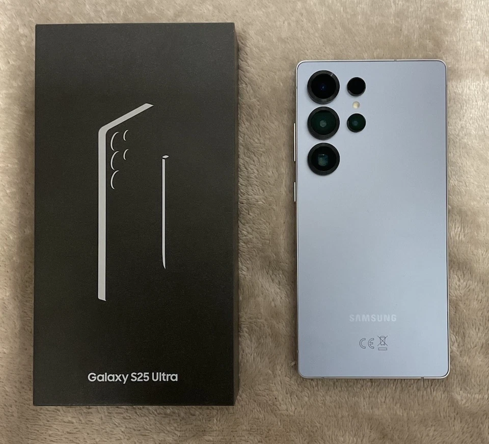 Samsung Galaxy S25 Ultra 256GB Silver Blue 6.9” 5G AI UK, 12GB RAM, Unlocked - Image 2 of 3