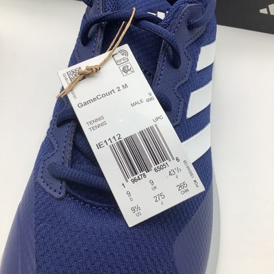 Adidas Gamecourt 2 M Tennis Shoes IE1112 Blue White Mens  display picture 2