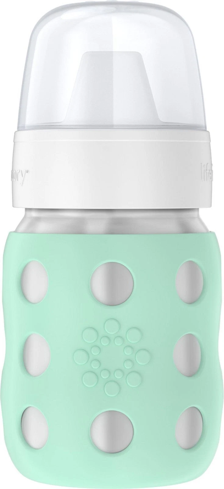Mint Baby Bottle Wide Neck Stainless Steel Vacuum Insulated Sippy Spout 12 Mo...
