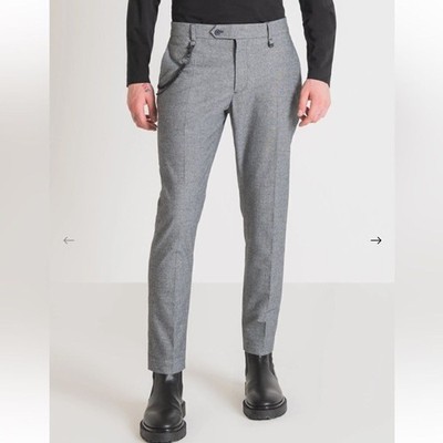 Antony Morato  Jagger carrot fit trousers soft touch cotton blend fabric sz46 30