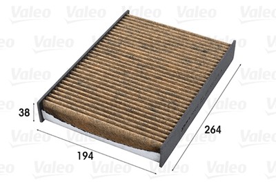 Innenraumfilter VALEO PROTECT MAX 701012 mit fungizider Wirkung für OPEL VIVARO