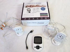 Babysense V24 Video Baby Monitor, 2  Cameras & 1 Monitor, w Original Box