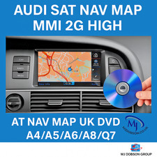 Audi Sat Nav DVD MMI 2G | Latest Map Update for A4-A8 & Q7 Europe