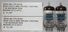 Matched Pair NOS Philips ECG JAN 12AT7WC tubes, New in Box !